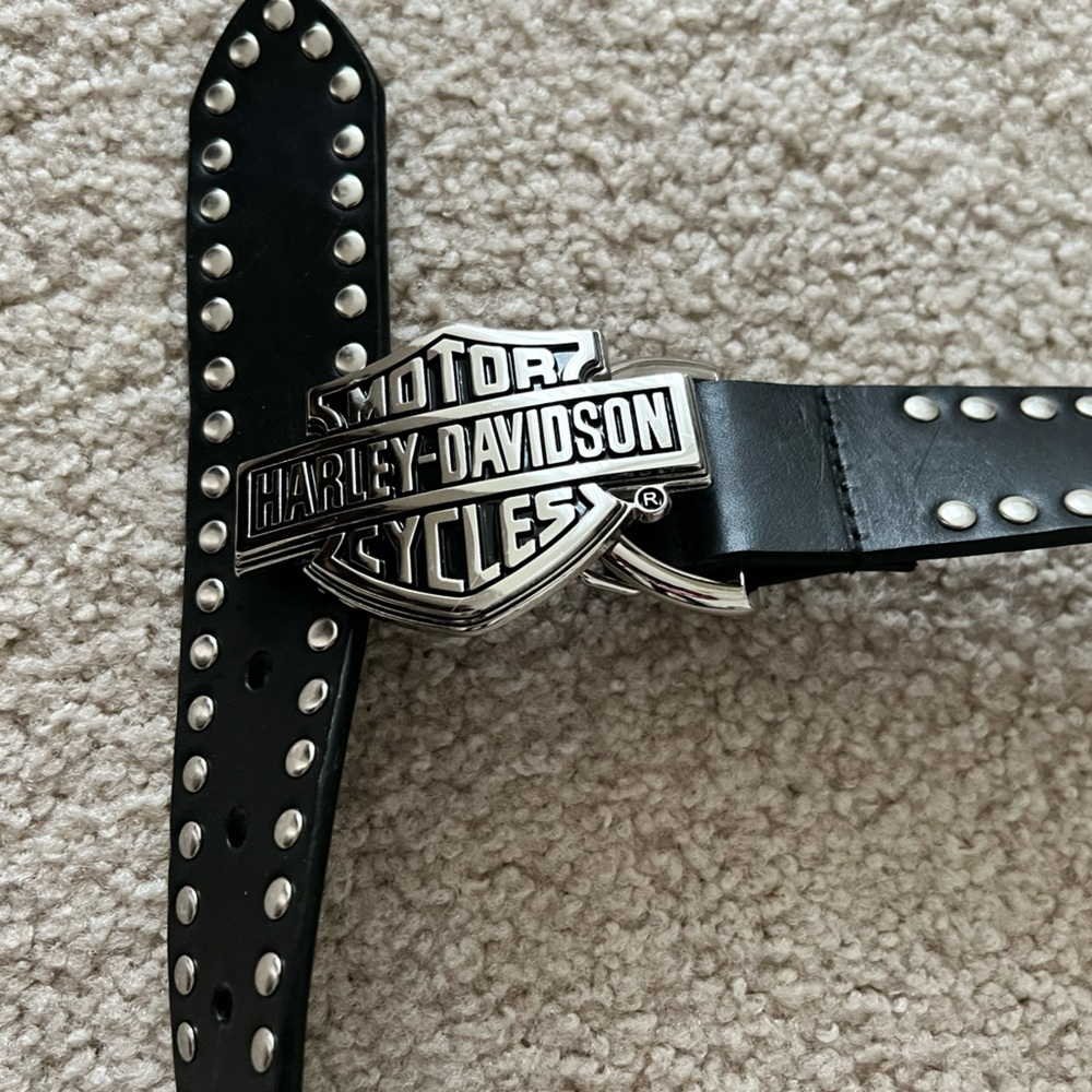 Harley Davidson women’s black belt. New! Size 36